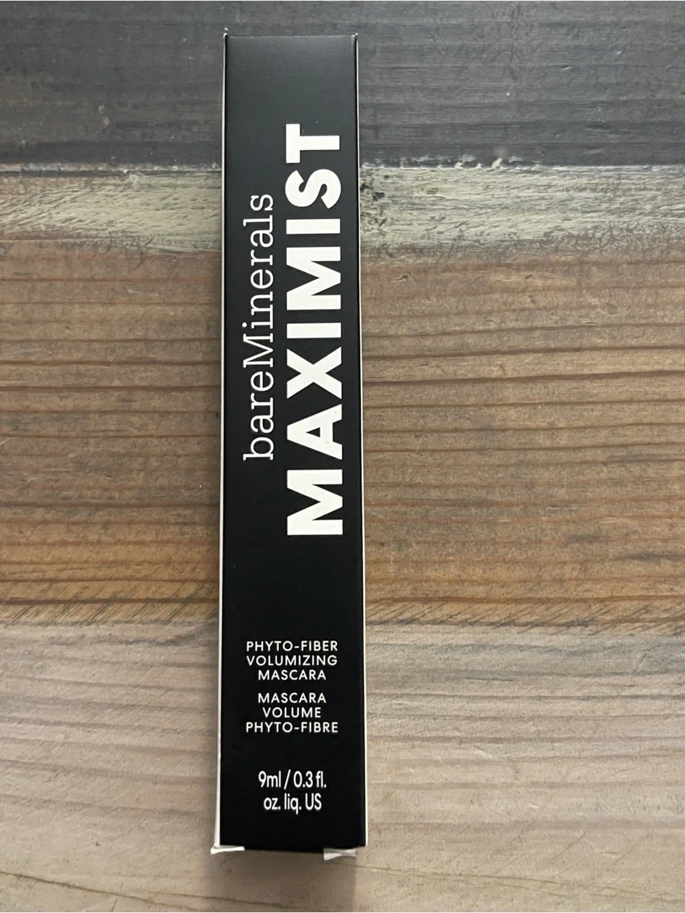 bareMinerals MAXIMIST Phyto-Fiber Volumizing Mascara — Maximum Black